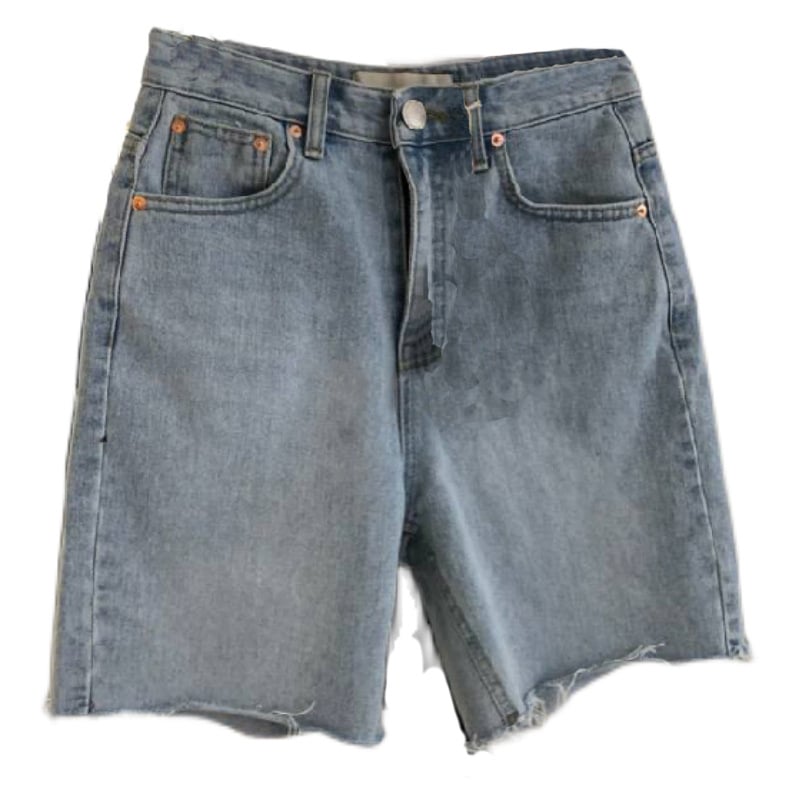 Shorts Vaqueros Casuales Sueltos de Cinco Puntos para Mujer