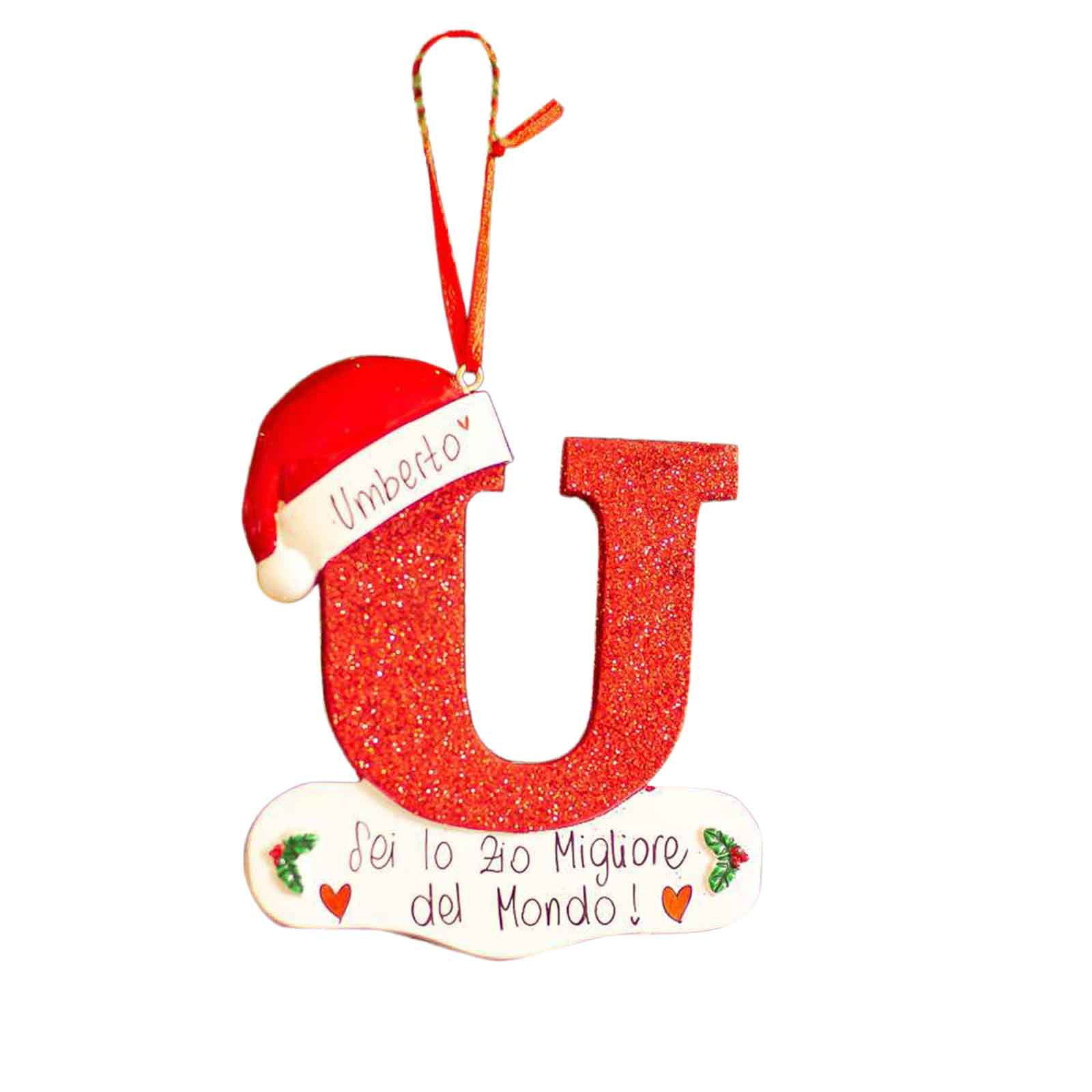 Colgante Decorativo de Letras Navideñas en Inglés