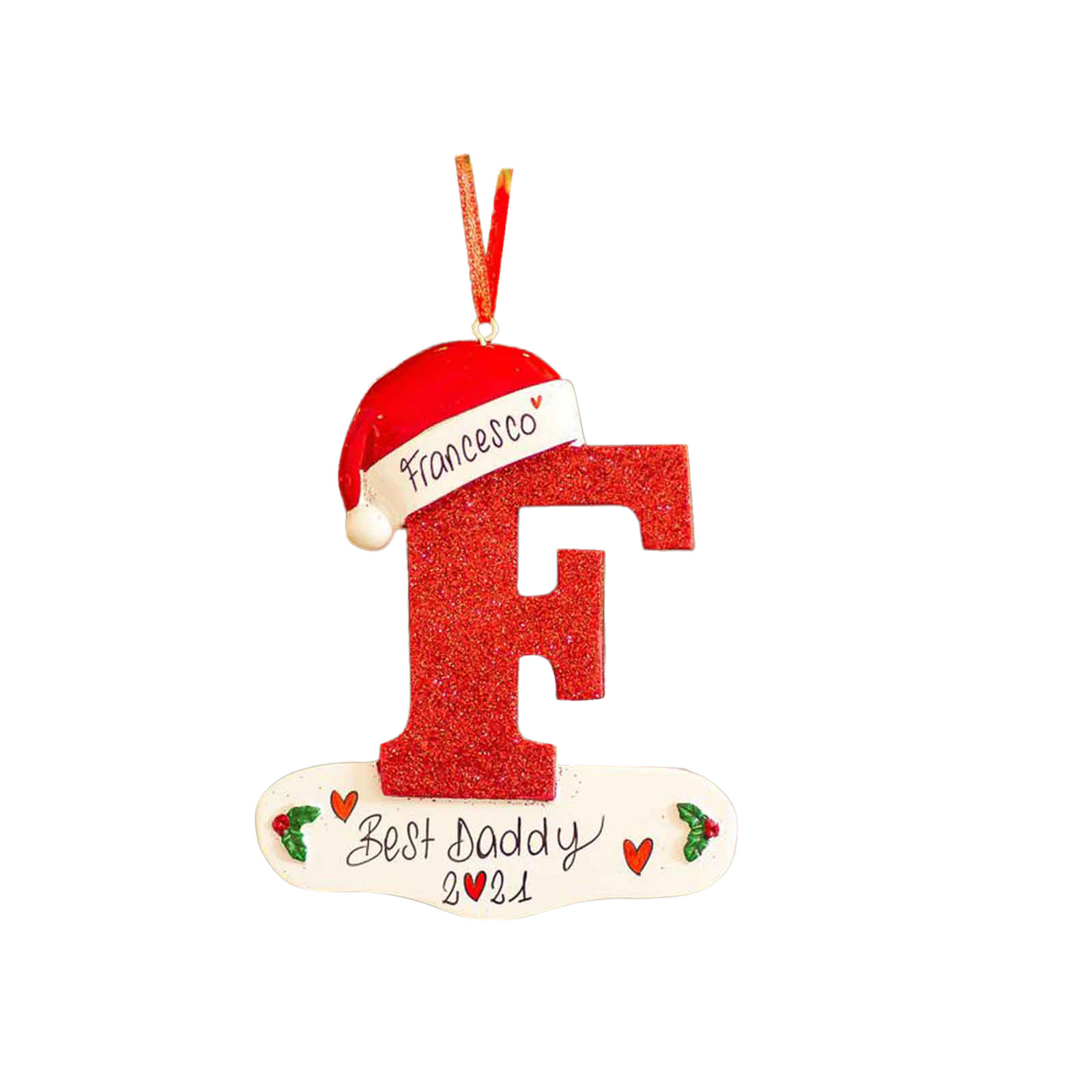 Colgante Decorativo de Letras Navideñas en Inglés