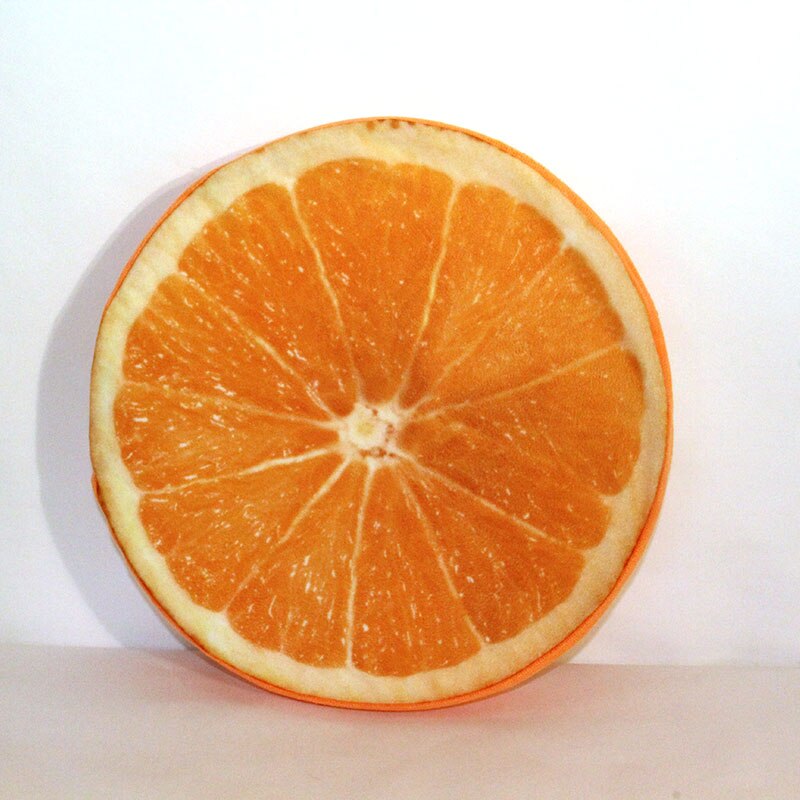 Cojín de Peluche de Fruta 3D y Bonito
