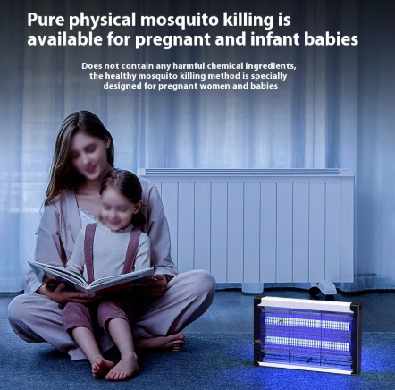 Lámpara Eléctrica Interior Mata Moscas y Mosquitos
