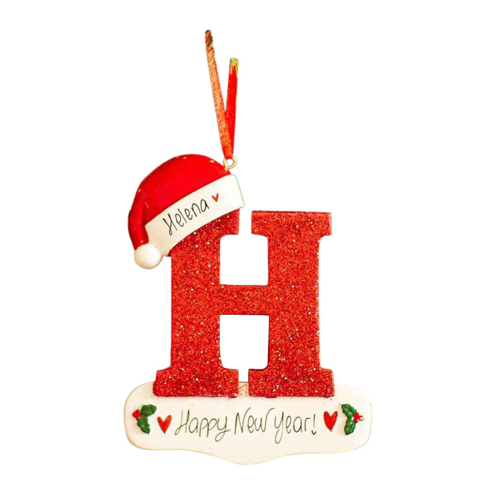 Colgante Decorativo de Letras Navideñas en Inglés