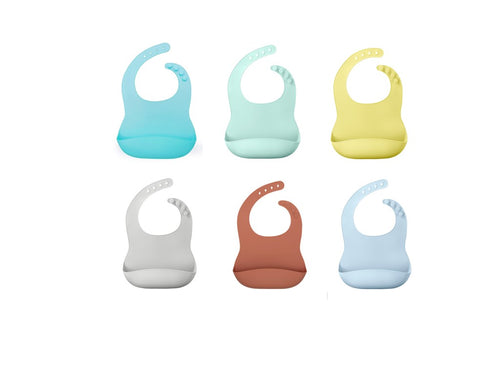 Baberos de Silicona para Bebés