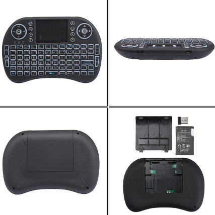 Caja de Smart TV con Teclado Inalámbrico Mini
