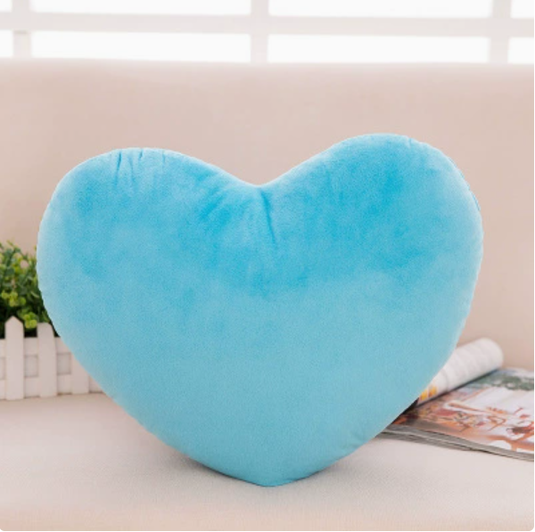 Cojín Almohada de Corazón de Peluche