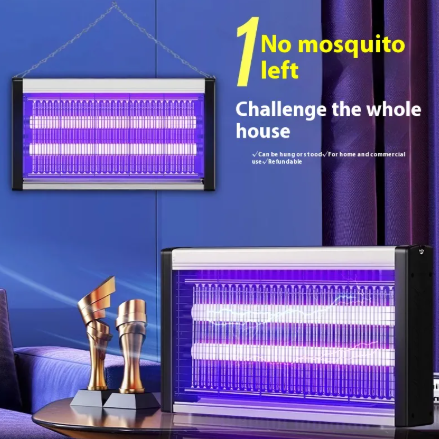 Lámpara Eléctrica Interior Mata Moscas y Mosquitos