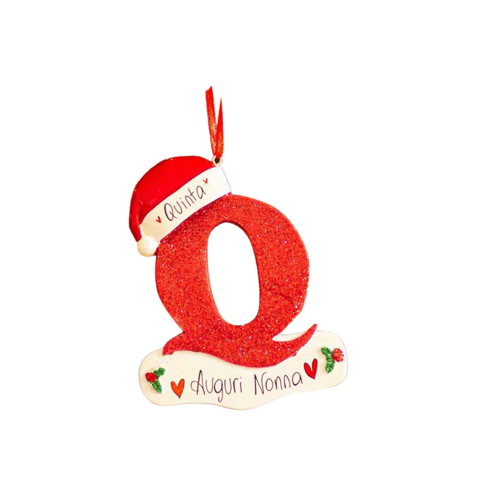 Colgante Decorativo de Letras Navideñas en Inglés