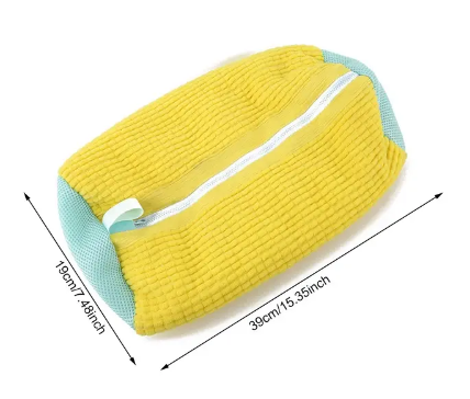 Protector de zapatos de lavandería con red acolchada para bolsa de lavado