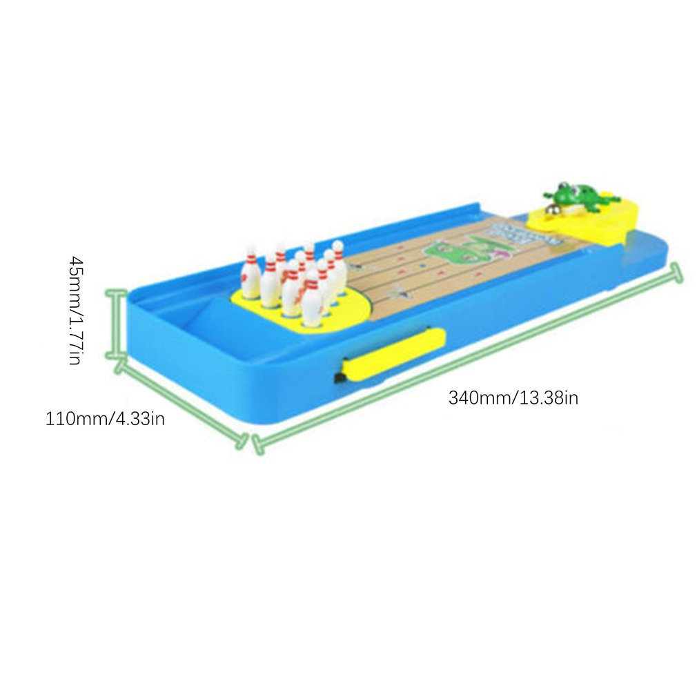 Mini Juego de Bolos para Escritorio - Juego de Mesa de Rompecabezas