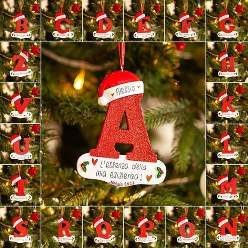 Colgante Decorativo de Letras Navideñas en Inglés