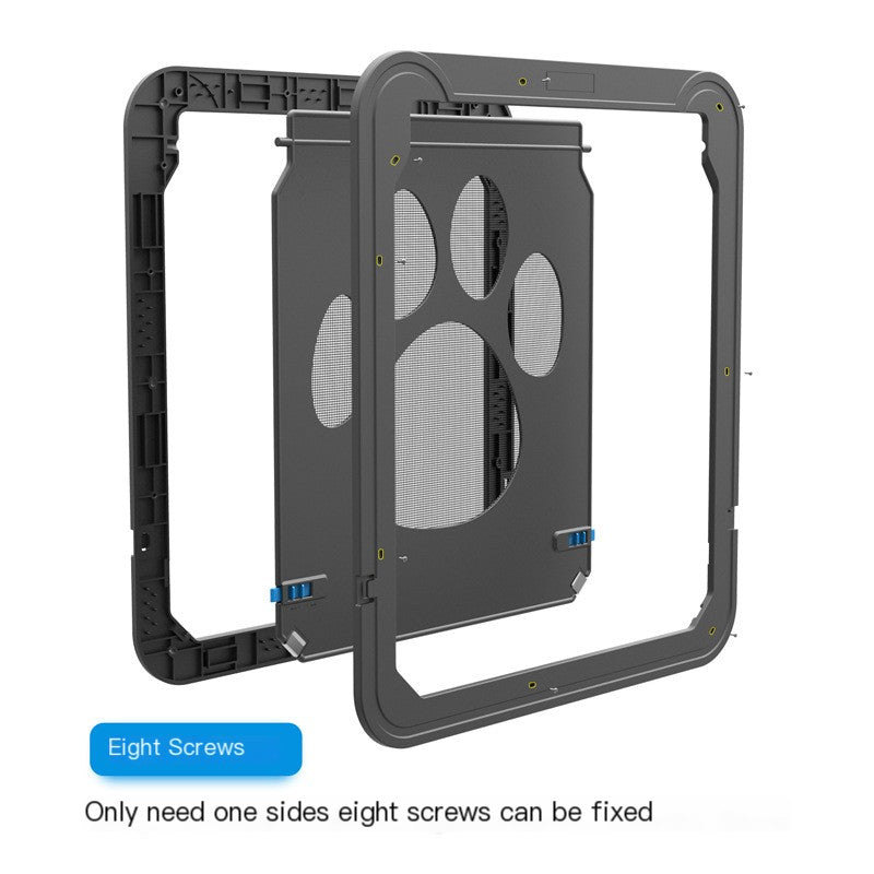 Puerta para Mascotas Creativa con Diseño Resistente a Rasguños
