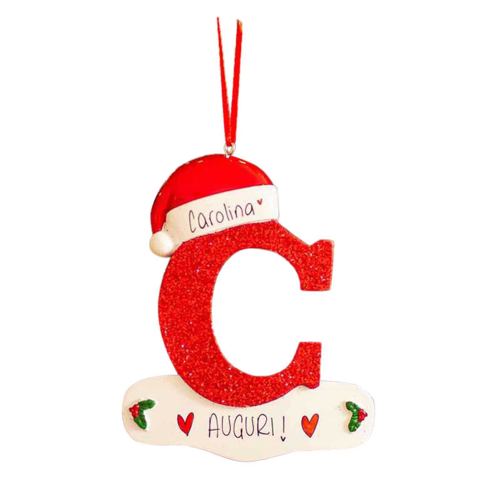 Colgante Decorativo de Letras Navideñas en Inglés