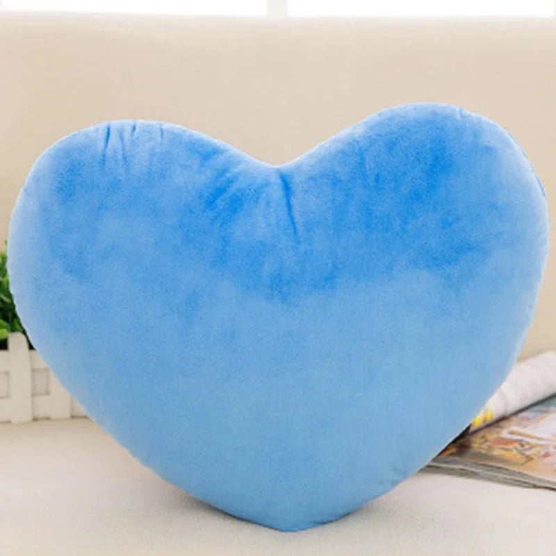 Cojín Almohada de Corazón de Peluche