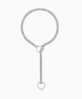 Collar con Cadena Deslizante de Corazón