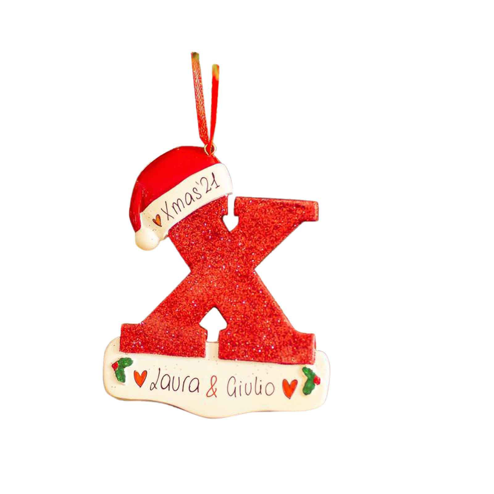 Colgante Decorativo de Letras Navideñas en Inglés