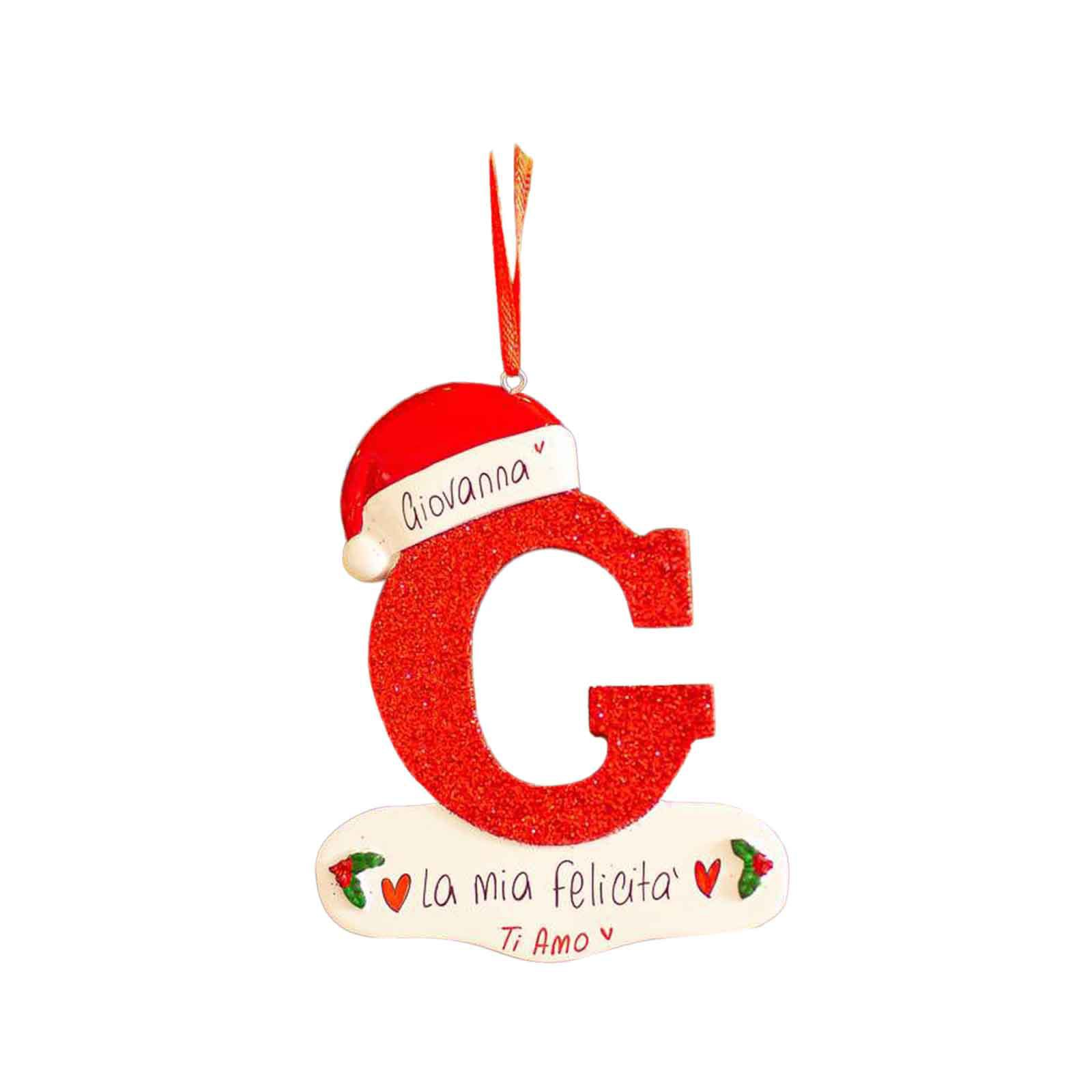 Colgante Decorativo de Letras Navideñas en Inglés