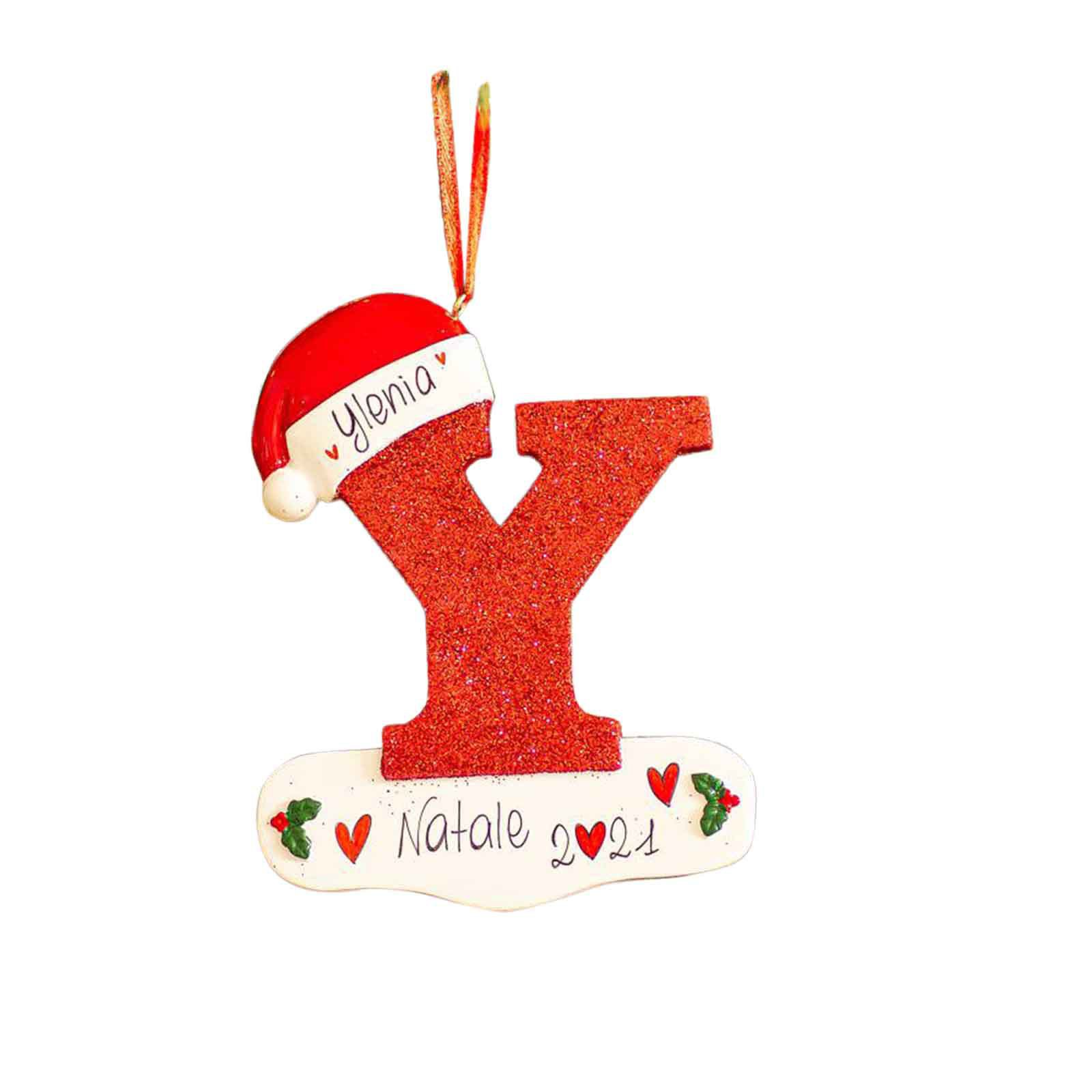 Colgante Decorativo de Letras Navideñas en Inglés