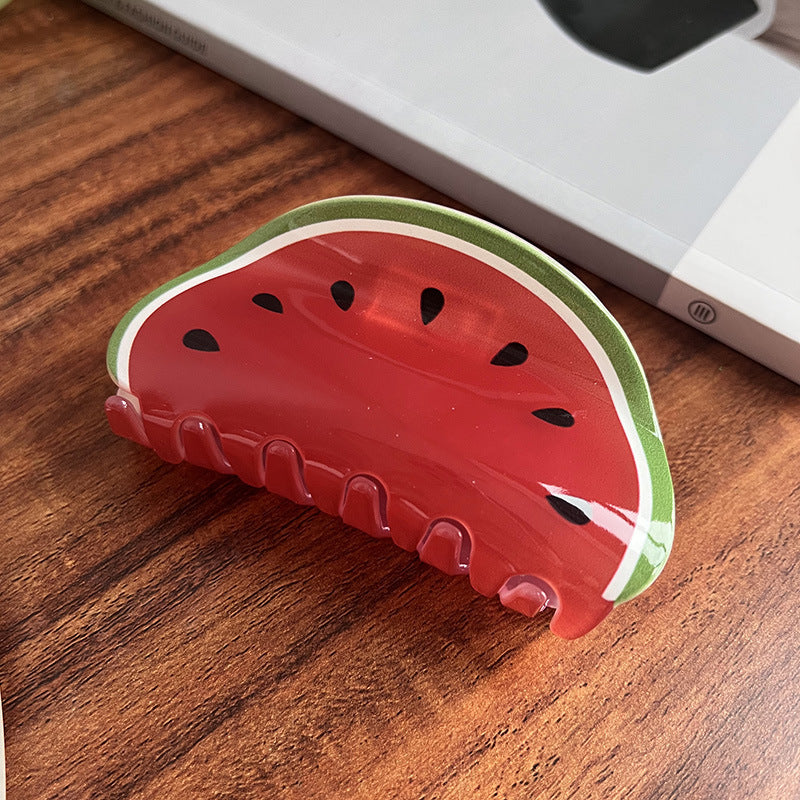 Pinza para Cabello de Frutas Acrílicas de Verano para Mujeres