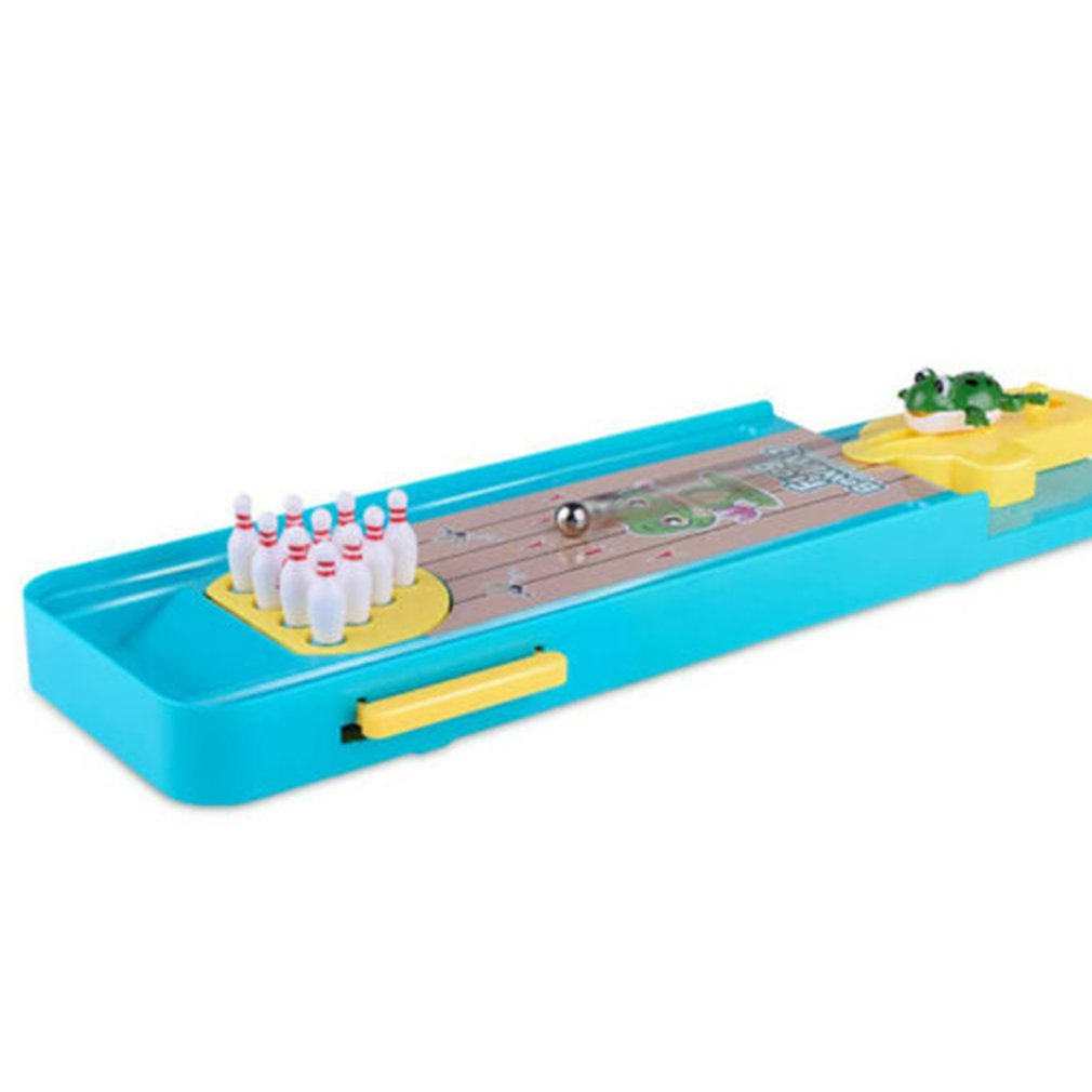 Mini Juego de Bolos para Escritorio - Juego de Mesa de Rompecabezas