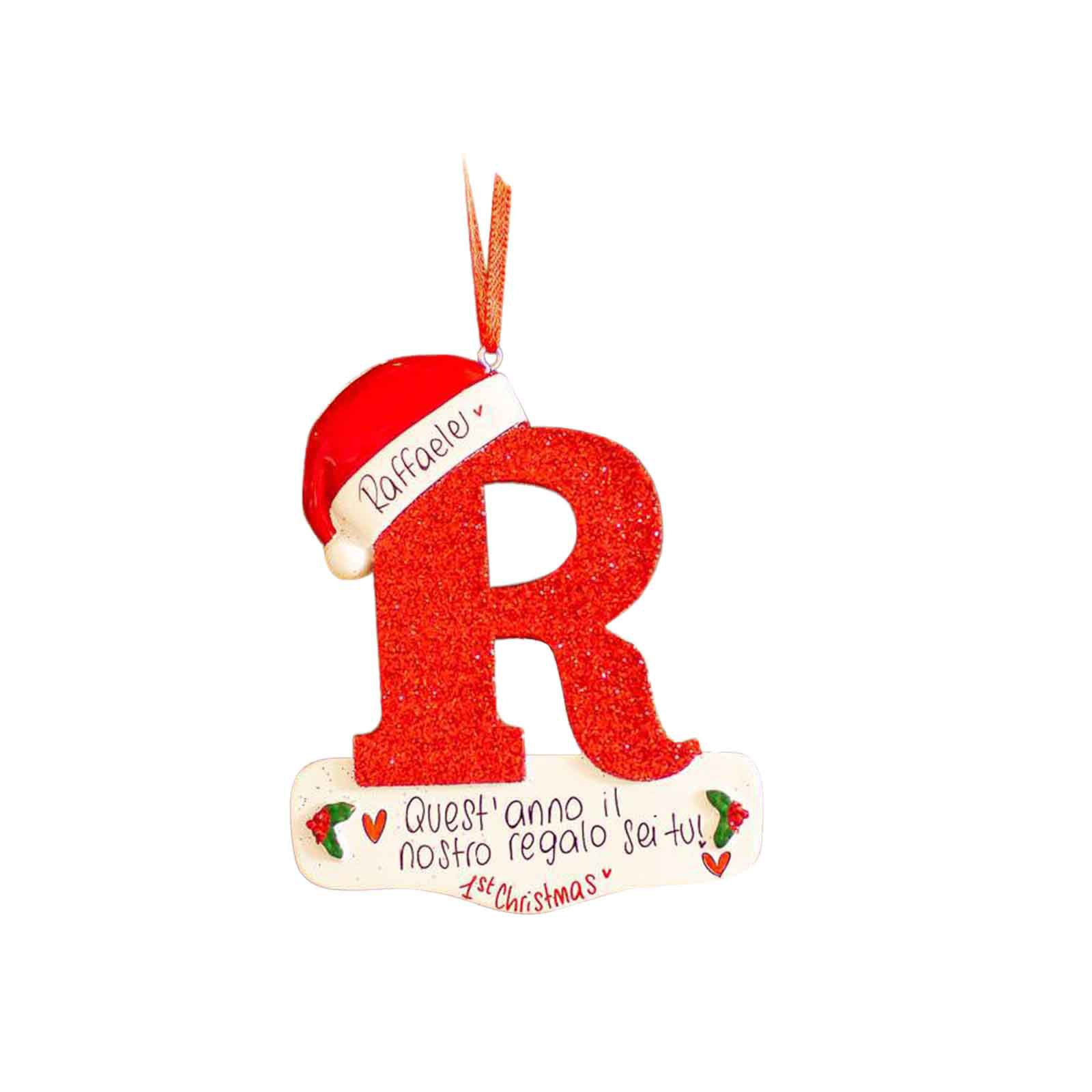 Colgante Decorativo de Letras Navideñas en Inglés