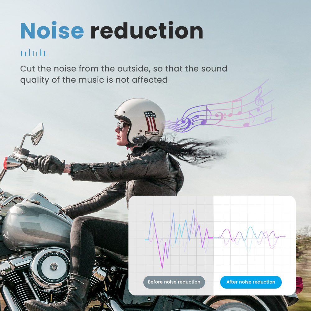 Auriculares Inalámbricos Bluetooth para Casco de Motocicleta