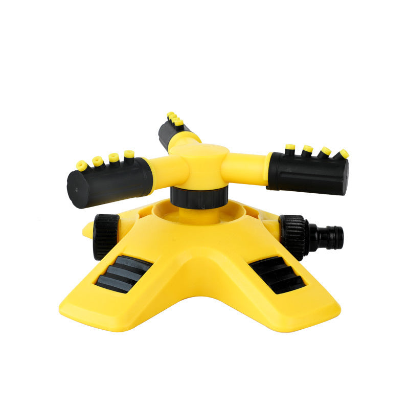 Rociador de Tres Brazos Rotativo Automático 360 Grados