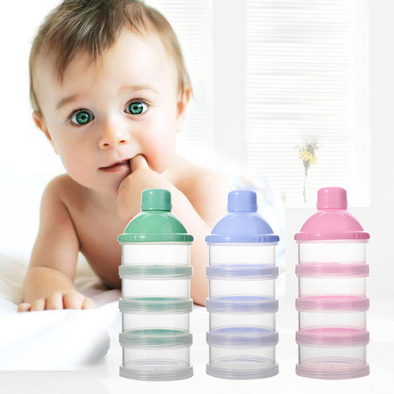 Dora Baby Contenedor Portátil de Leche en Polvo de 4 Capas