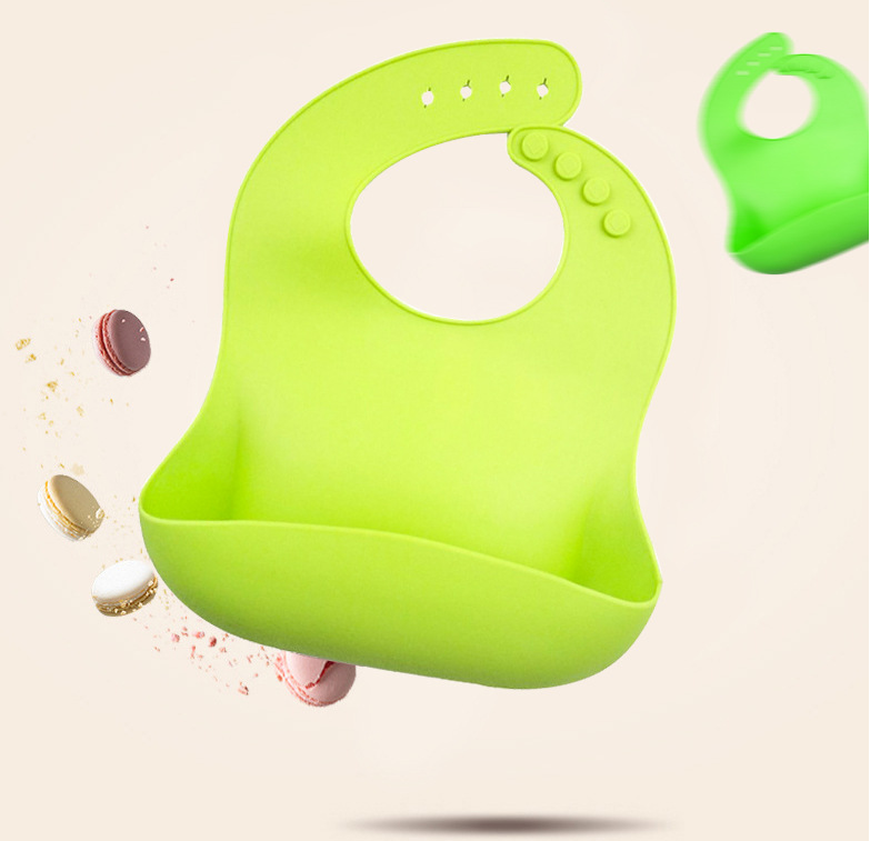 Baberos de Silicona para Bebés