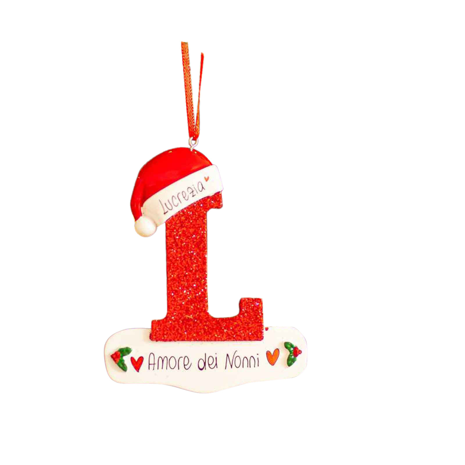 Colgante Decorativo de Letras Navideñas en Inglés