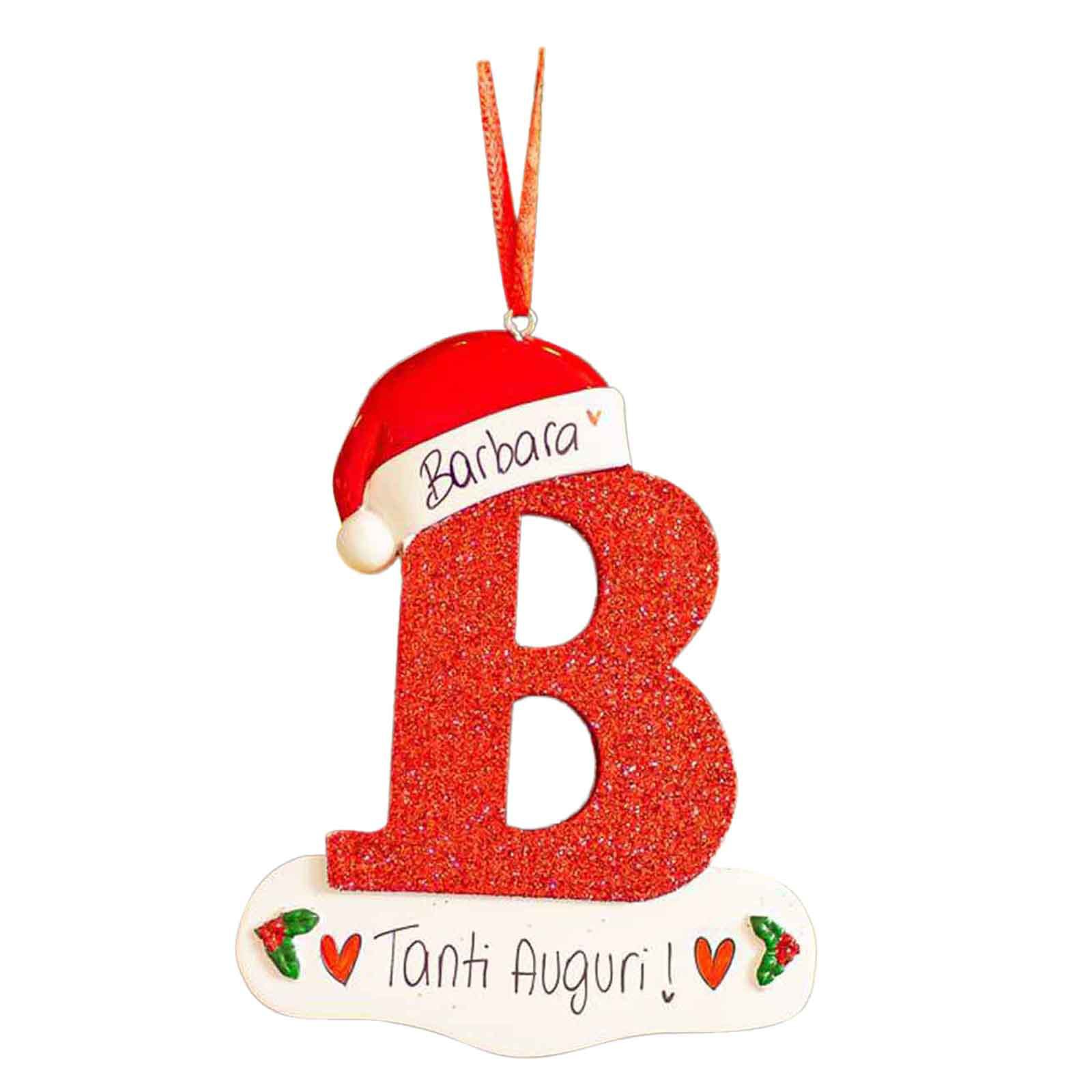 Colgante Decorativo de Letras Navideñas en Inglés