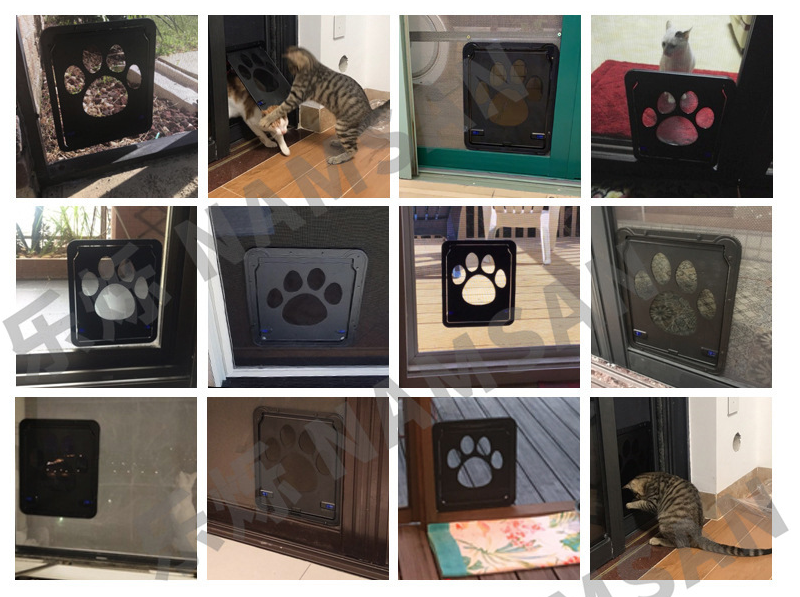 Puerta para Mascotas Creativa con Diseño Resistente a Rasguños