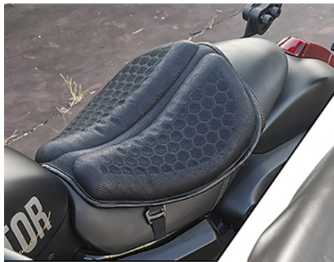 Cojín de Asiento de Motocicleta con Estructura de Panal de Gel