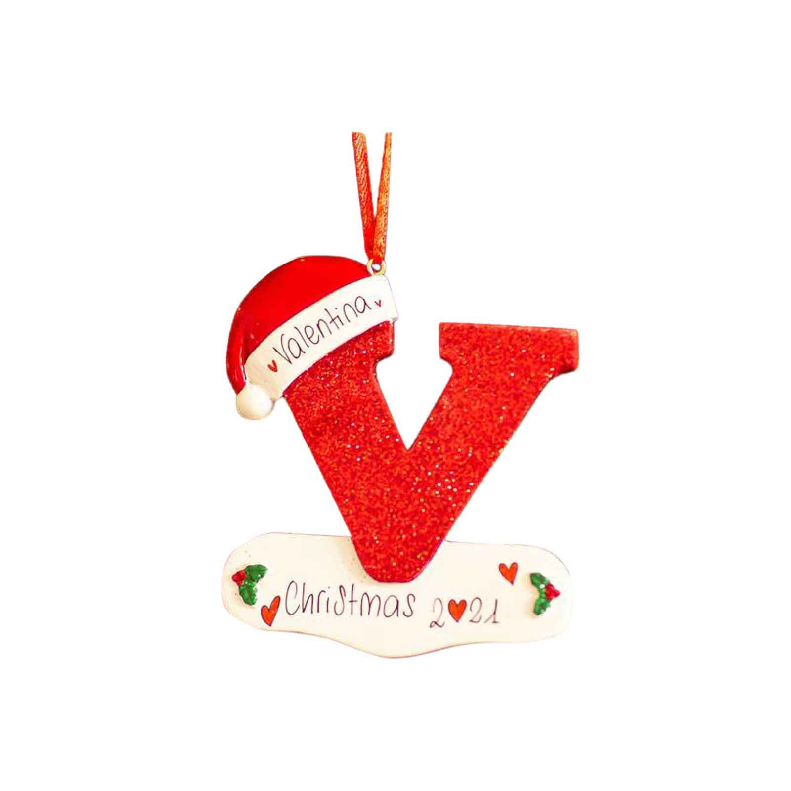 Colgante Decorativo de Letras Navideñas en Inglés