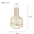 Jarrón de Metal de Estilo Nórdico para Decoración Hidropónica
