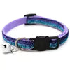 Collar colorido y ajustable para gatos con cascabel