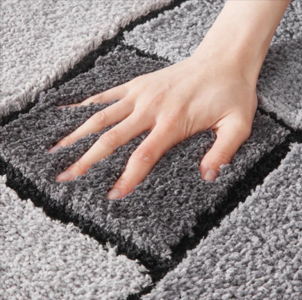LuxeTuft Alfombra Minimalista Gruesa