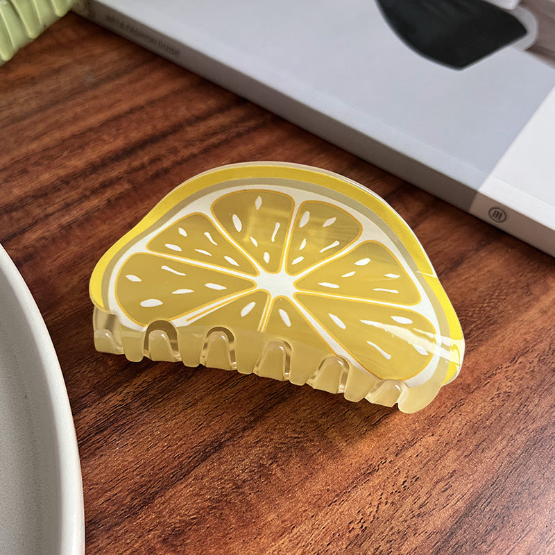 Pinza para Cabello de Frutas Acrílicas de Verano para Mujeres
