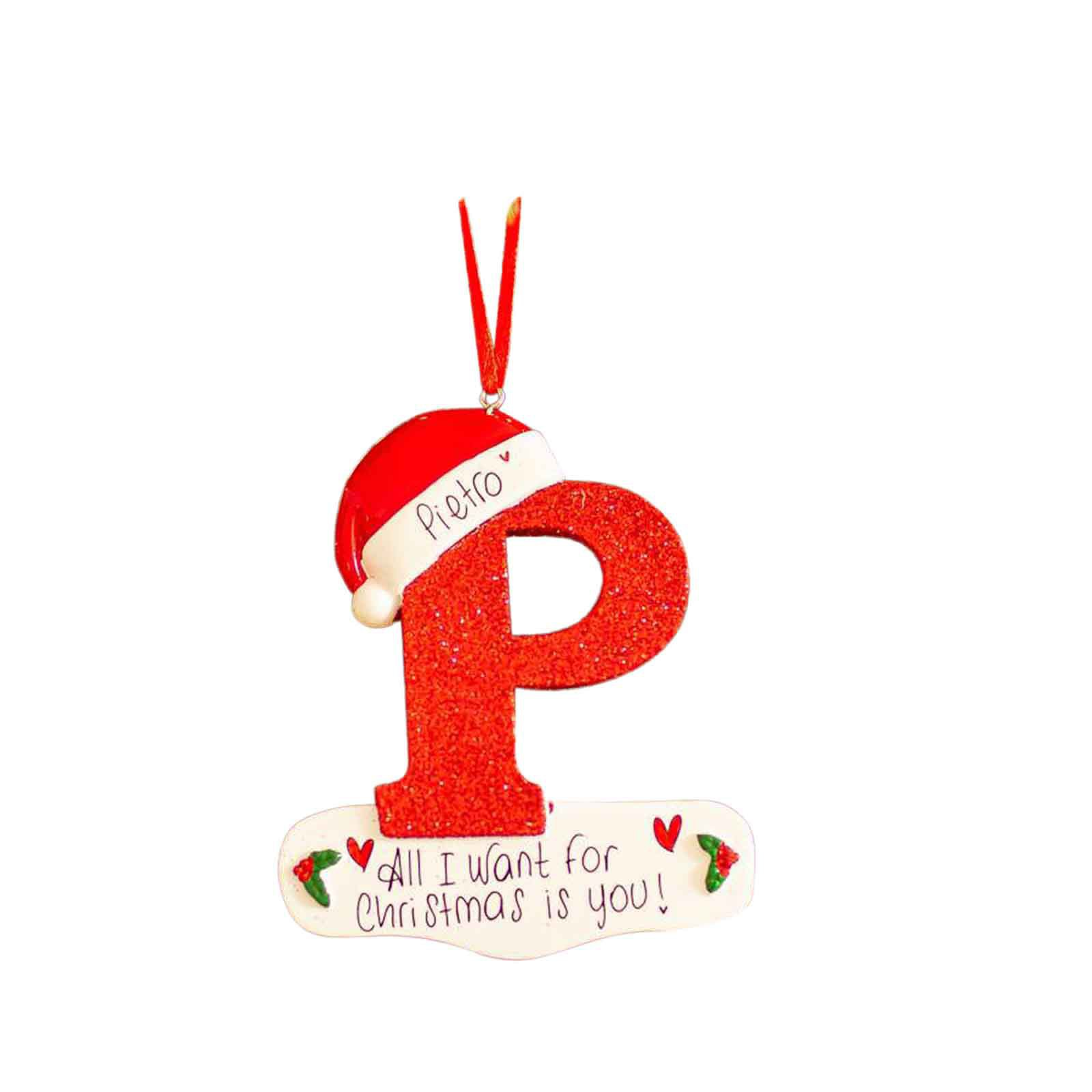 Colgante Decorativo de Letras Navideñas en Inglés