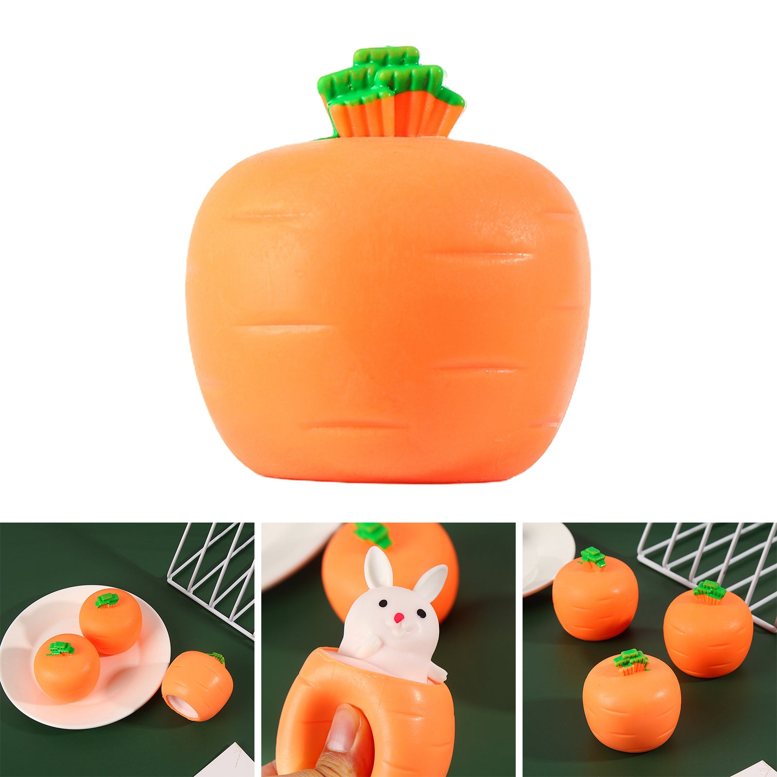 Juguete Fidget de Conejo Zanahoria Lindo